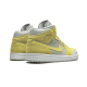Air Jordan 1 Mid Mixed Textures Yellow Air Jordan 1 Mid Mixed Textures Yellow
