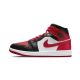 Air Jordan 1 Mid White Bred Toe Air Jordan 1 Mid White Bred Toe