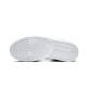 Air Jordan 1 Mid Triple White Patent Swoosh