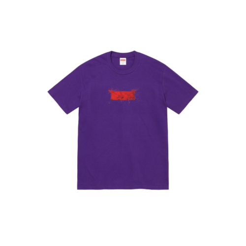 Supreme Ralph Steadman Box Logo Tee Purple Supreme Ralph Steadman Box Logo Tee Purple