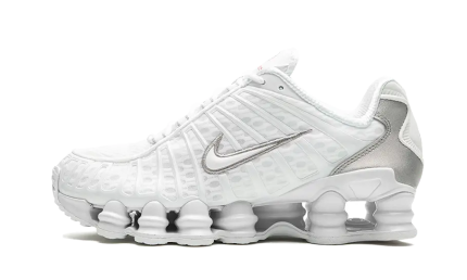 Nike Shox TL White Metallic Silver Max Orange