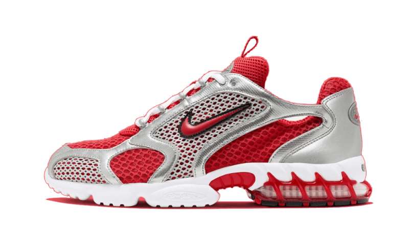CJ1288-600_1 Nike Air Zoom Spiridon Cage 2 Varsity Red - Image 1