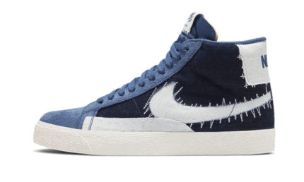 Nike SB Zoom Blazer Mid Sashiko Mystic Navy