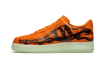 Nike Air Force 1 Low Orange Skeleton Halloween (2020)