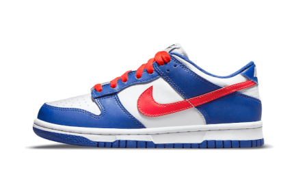 Nike Dunk Low White Royal Red