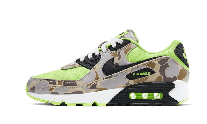 CW4039-300_1 Nike Air Max 90 Duck Camo Volt - Image 1