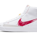 Nike Blazer Mid Sketch Red Swoosh
