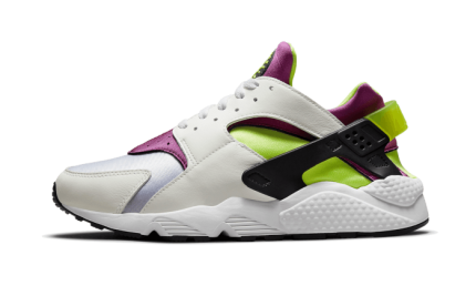 Nike Air Huarache Run Neon Yellow Magenta (2021)