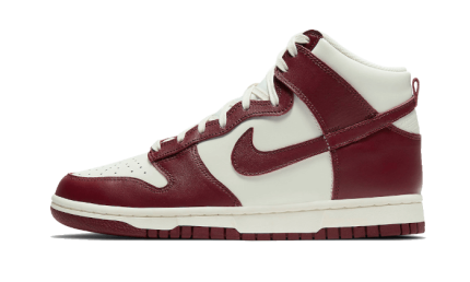 Nike Dunk High Sail Team Red
