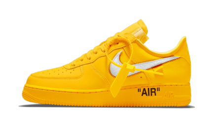 Nike Air Force 1 Low Off-White University Gold Metallic Silver