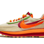 Nike LD Waffle Sacai Clot Net Orange Blaze