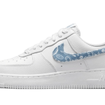 Nike Air Force 1 Low '07 Essential White Worn Blue Paisley