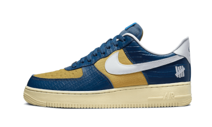 Nike Air Force 1 Low SP Undefeated 5 On It Blue Yellow Croc