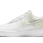 Nike Air Force 1 Low White Pony Hair Heel