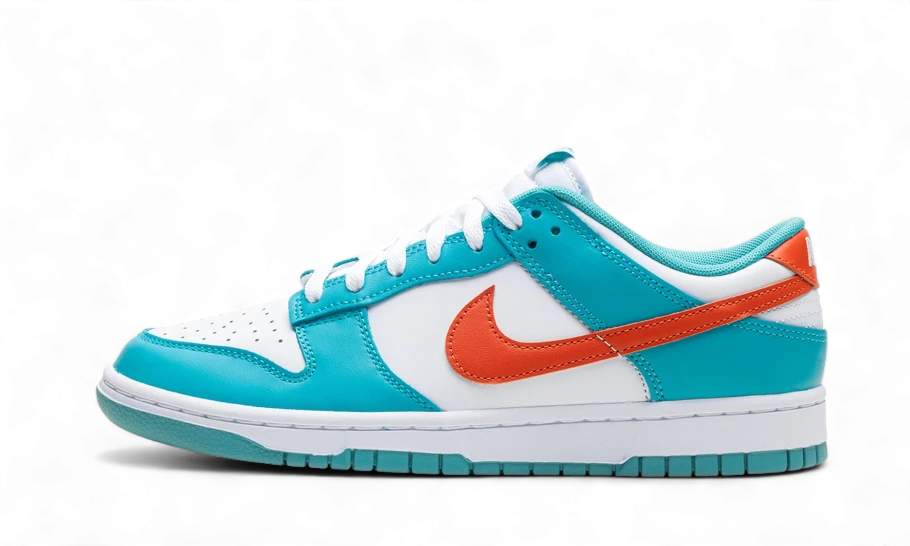DV0833-102_1 Nike Dunk Low Miami Dolphins - Image 1