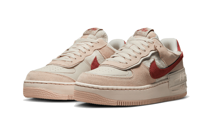 DZ4705-200_2 Nike Air Force 1 Low Shadow Shimmer Mars Stone - Image 1