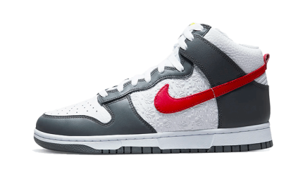 Nike Dunk High Embossed Basketball Grey Red