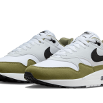 Nike Air Max 1 White Black Medium Olive