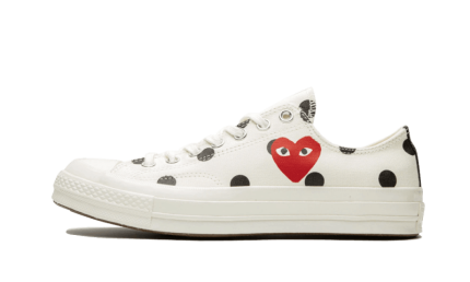Converse Chuck Taylor All-Star 70s Ox Comme des Garçons PLAY Polka Dot White