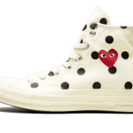 Converse Chuck Taylor All-Star 70s Hi Comme des Garçons PLAY Polka Dot White
