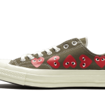 Converse Chuck Taylor All-Star 70s Ox Comme des Garçons PLAY Multi Heart Green