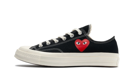 Converse Comme des Garçons Single Heart Chuck 70 Black Low