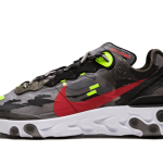 Nike React Element 87 Medium Olive Volt Crimson