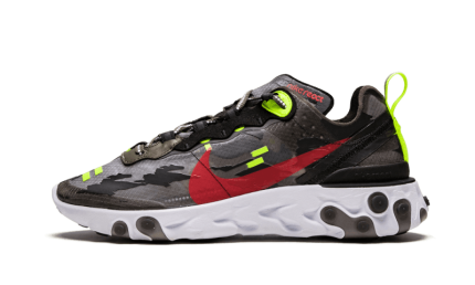 Nike React Element 87 Medium Olive Volt Crimson